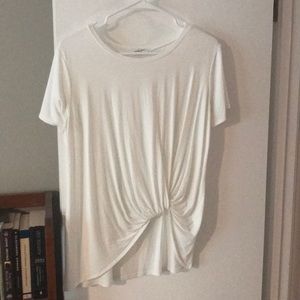 Carly Jean Los Angeles tie t-shirt